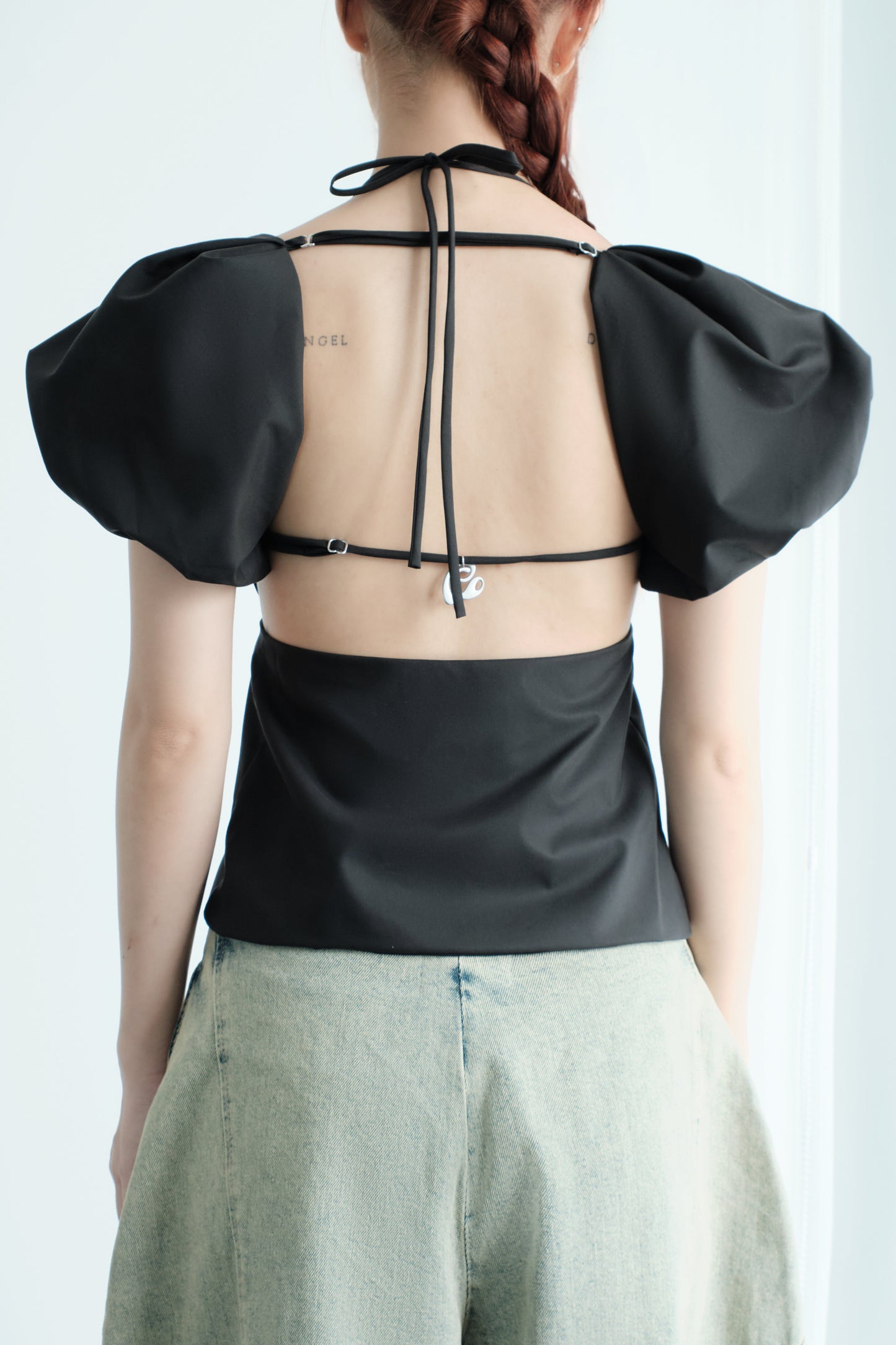 Bunny Hill Beau Top (Black) (Pre-order) - Em Clothing