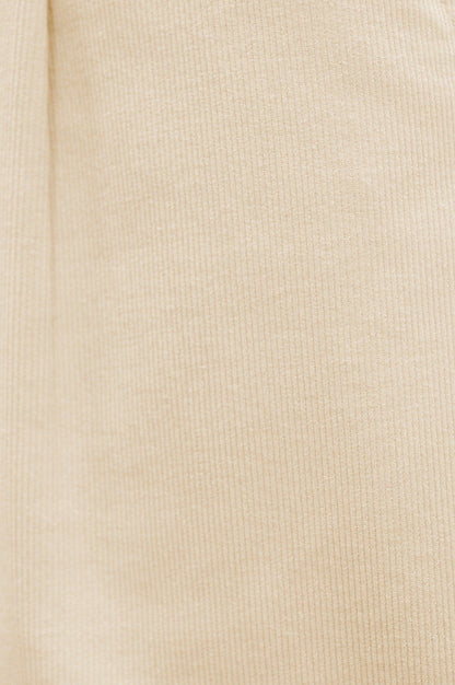 Libe Beige Corduroy Bermuda Shorts (Pre-order)