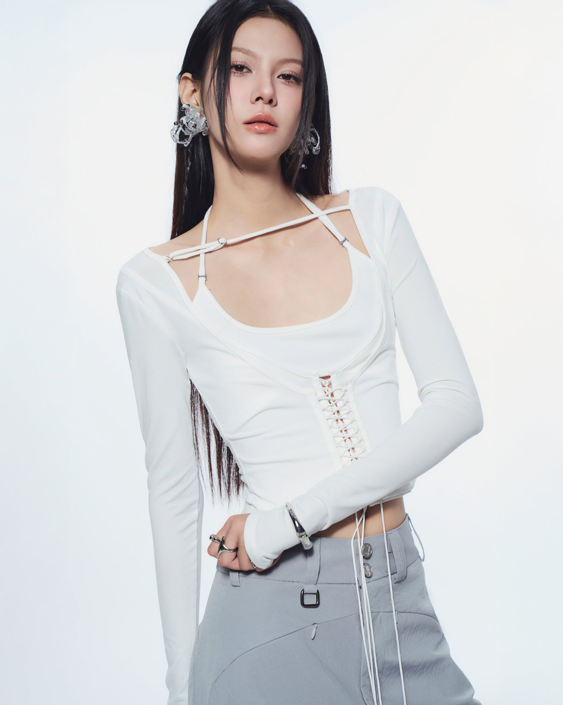 Bunny Hill Bisou Long Sleeve Top (Pre-order) - Em Clothing