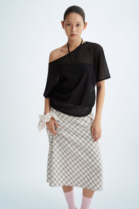 Libe Black Asymmetric Top (Pre-order)