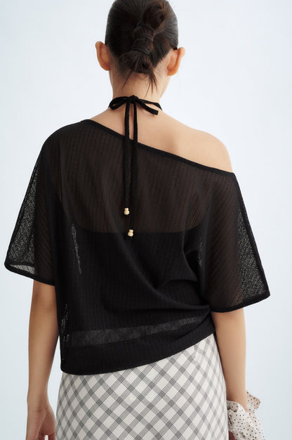 Libe Black Asymmetric Top (Pre-order)
