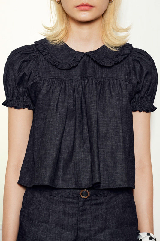 Libe Black Babydoll Top (Pre-order)