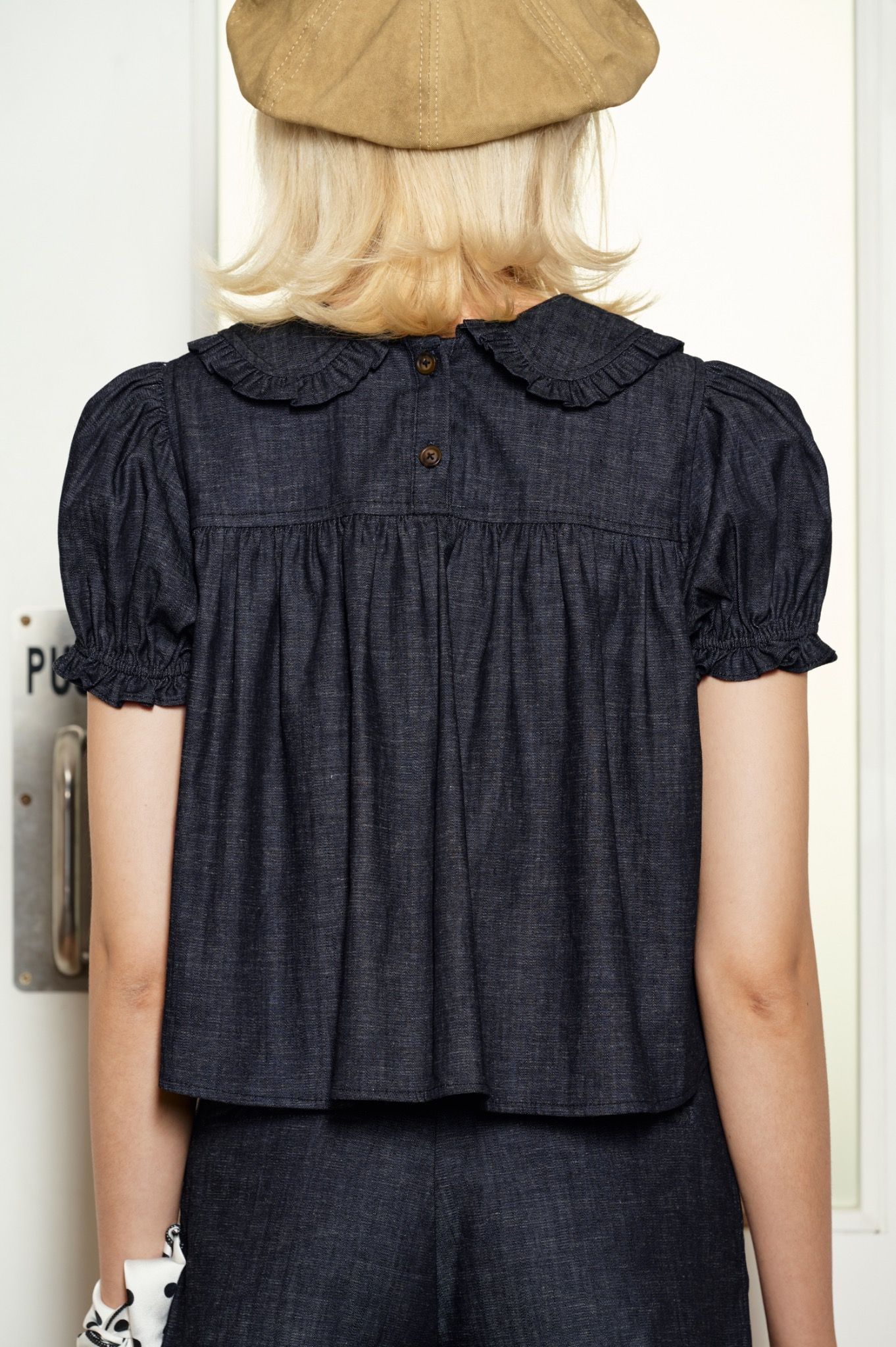 Libe Black Babydoll Top (Pre-order)