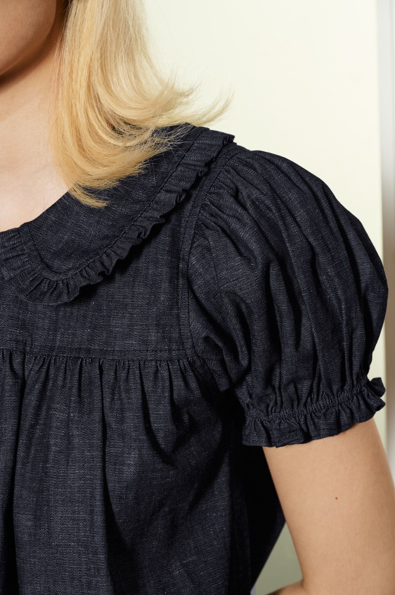 Libe Black Babydoll Top (Pre-order)