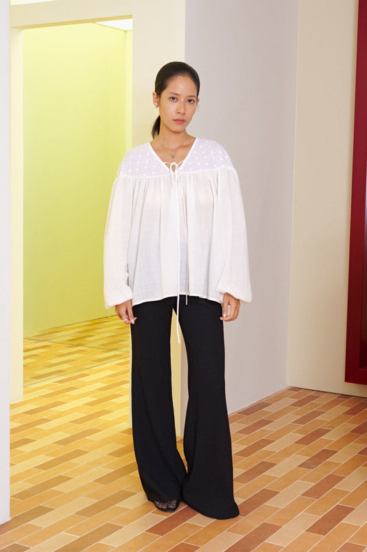 Libe Black Flared Trousers (Pre-order)