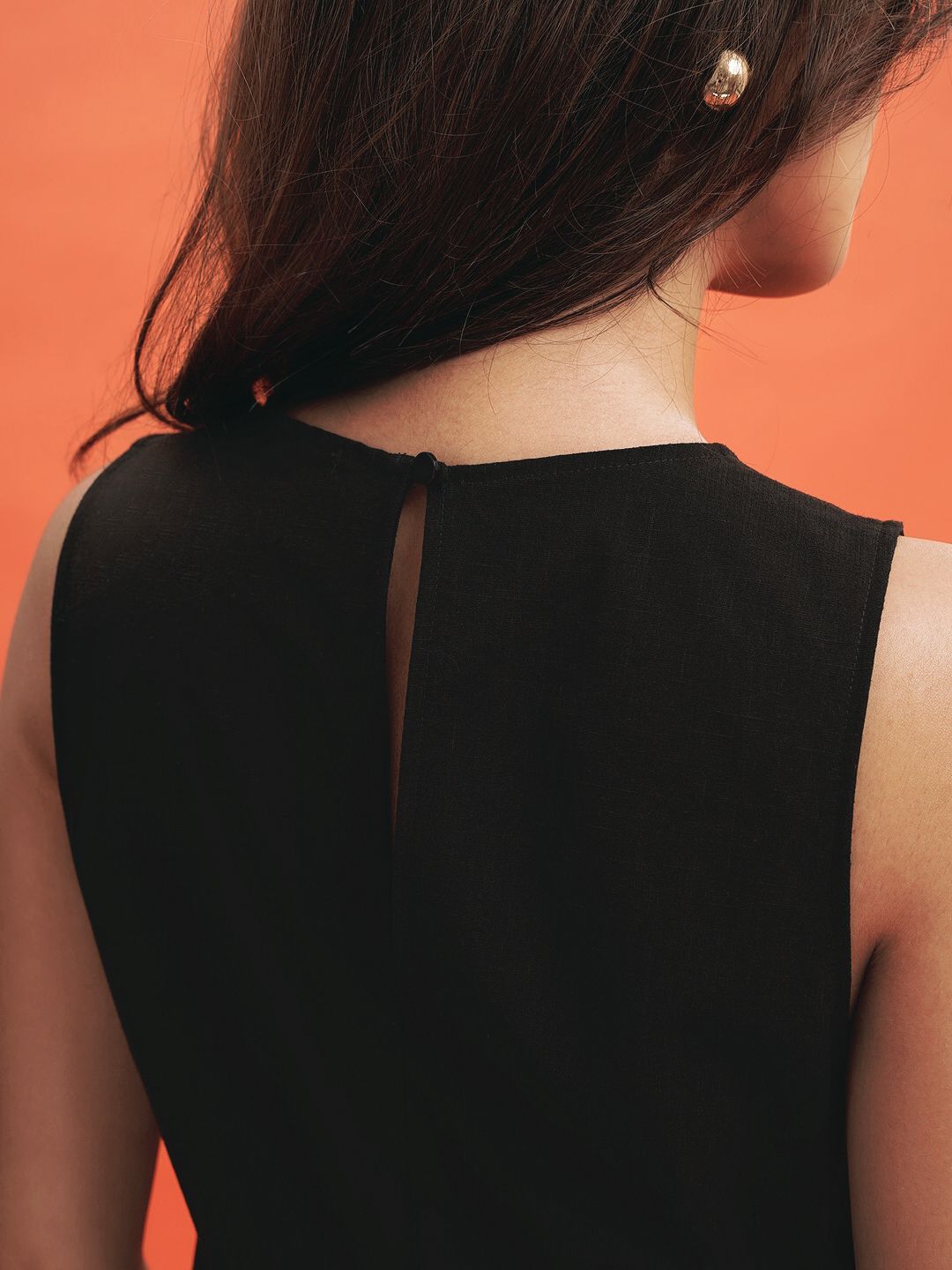 Libe Black Handkerchief Mini Dress (Pre-order)