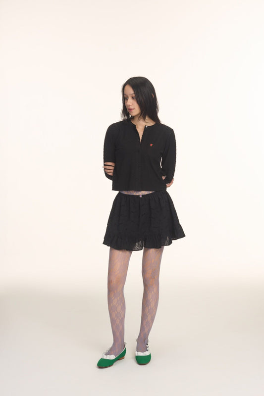 Libe Black Long Sleeve Cardigan (Pre-order)