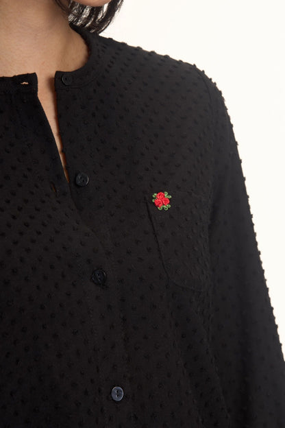 Libe Black Long Sleeve Cardigan (Pre-order)