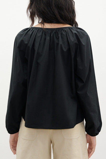 Libe Black Long Sleeve Top (Pre-order)