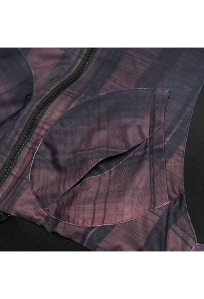 The Beuter Black Paneled Riversible Hoodie