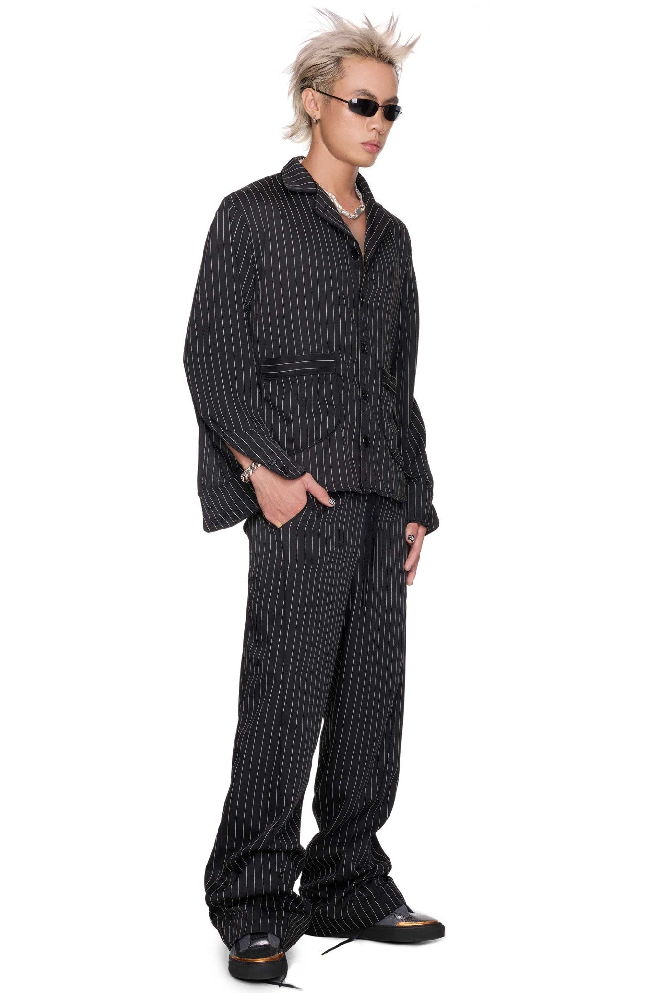 The Beuter Black Stripes Pyjama Pants