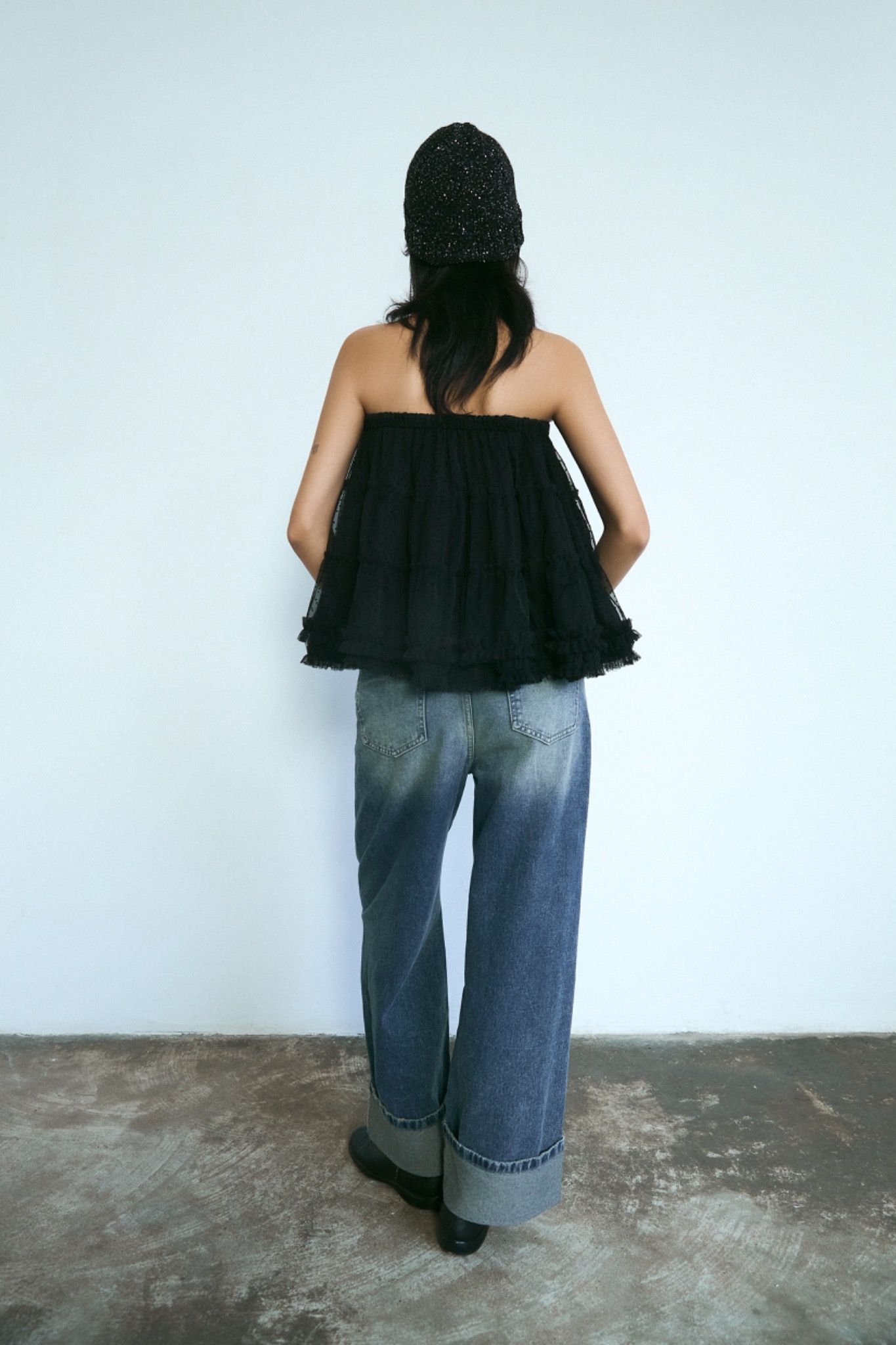 Libe Black Tutu Mini Skirt (Pre-order)