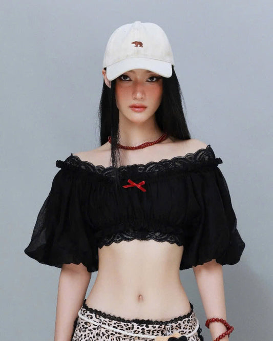 Sodope Club Black Wetsy Top (Pre-order)