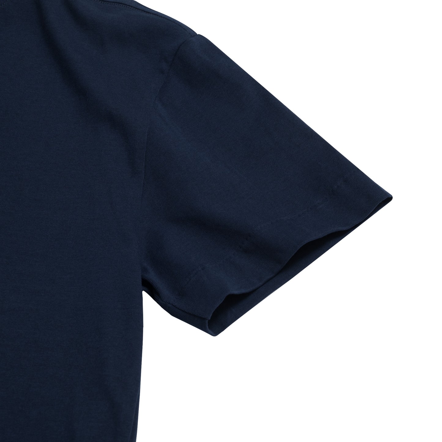 The Beuter Blank Navy Boxy V-Neck T-Shirt