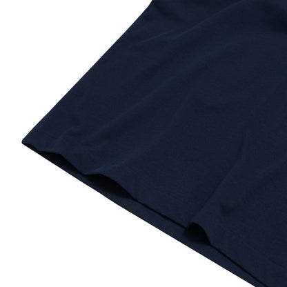 The Beuter Blank Navy Boxy V-Neck T-Shirt