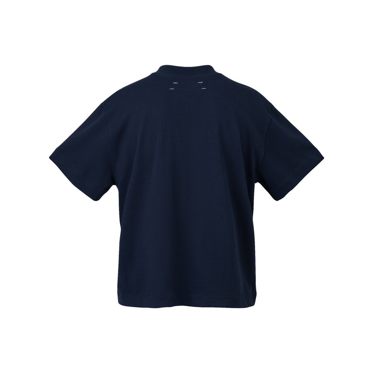 The Beuter Blank Navy Boxy V-Neck T-Shirt