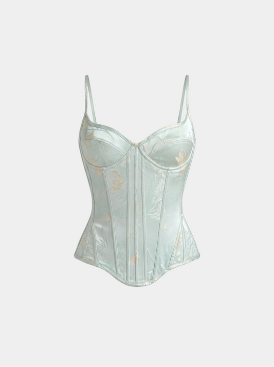 Resel Mint Bloom Corset