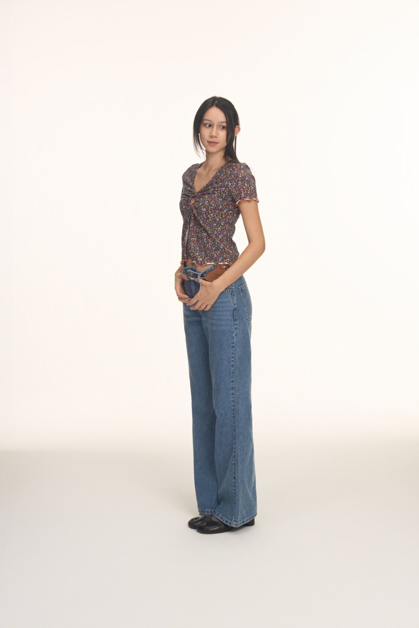 Libe Blue Flared Jeans (Pre-order)