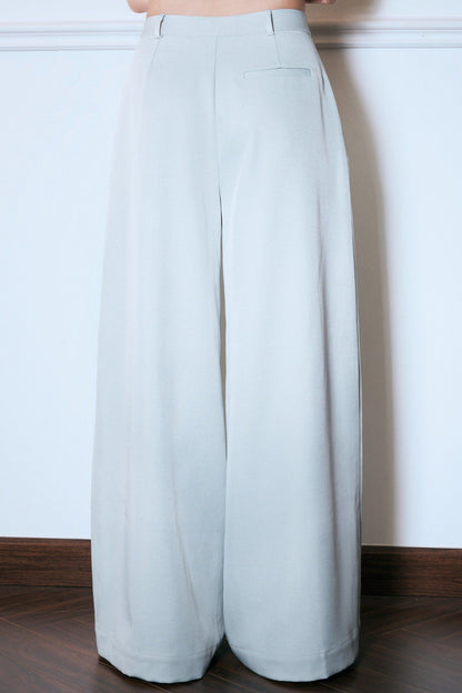 Libe Blue Straight Leg Trousers (Pre-order)