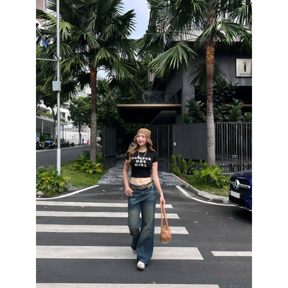 WHOSE Blue Wash Flared Jeans Wash Ver 1