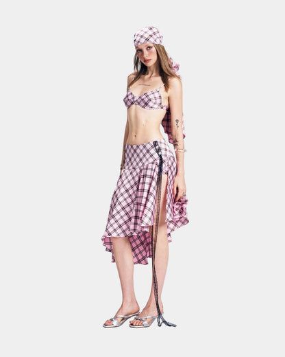Viery Blush Berry Skirt - Pink Caro