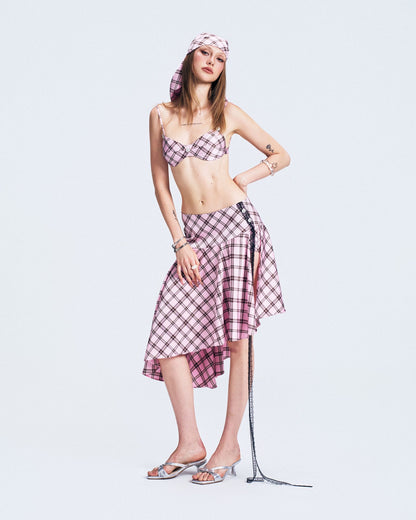 Viery Blush Berry Skirt - Pink Caro