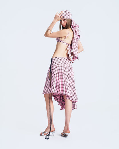 Viery Blush Berry Skirt - Pink Caro