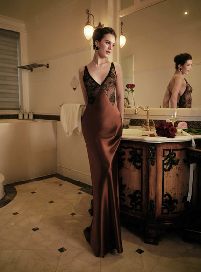 Kisserine Vespera Dress - Brown
