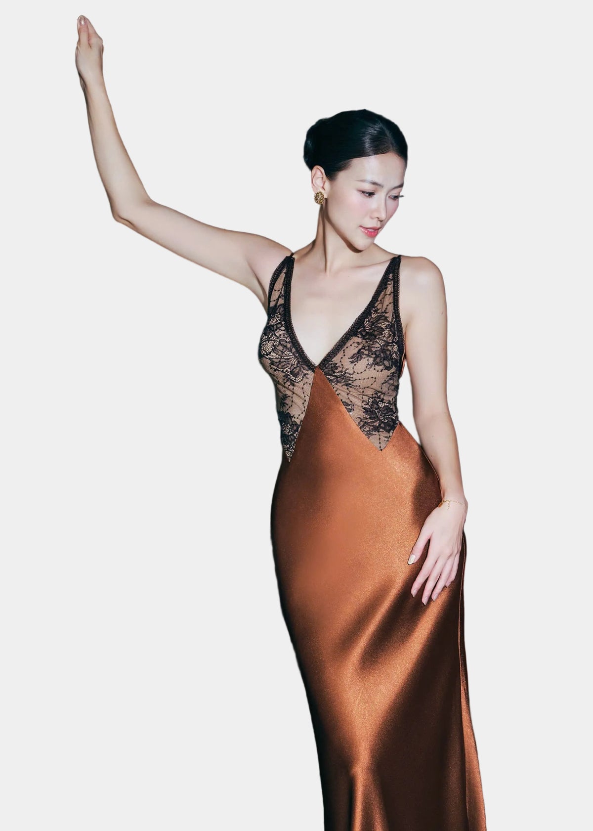 Kisserine Vespera Dress - Brown