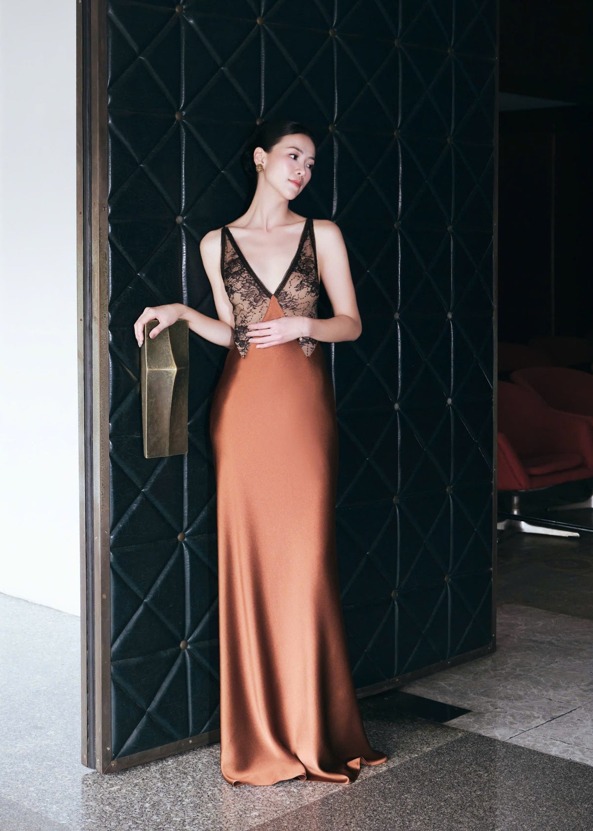 Kisserine Vespera Dress - Brown
