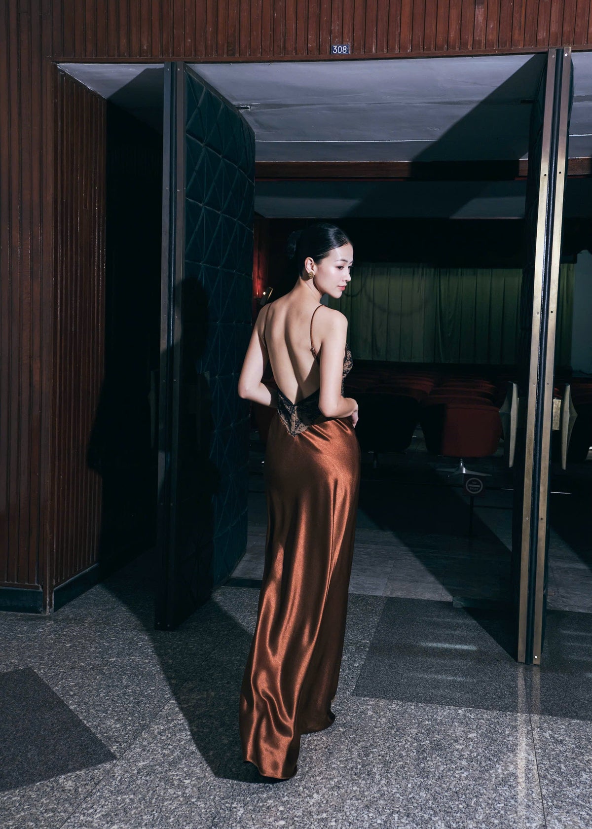 Kisserine Vespera Dress - Brown