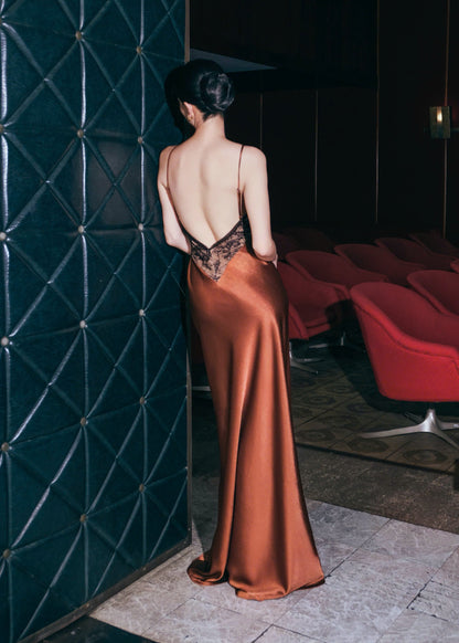 Kisserine Vespera Dress - Brown