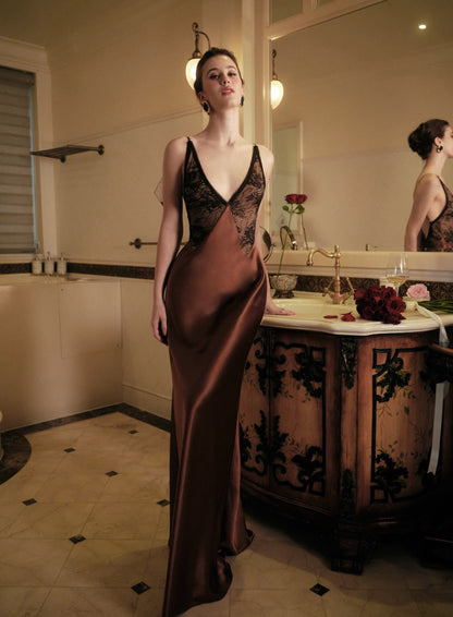 Kisserine Vespera Dress - Brown