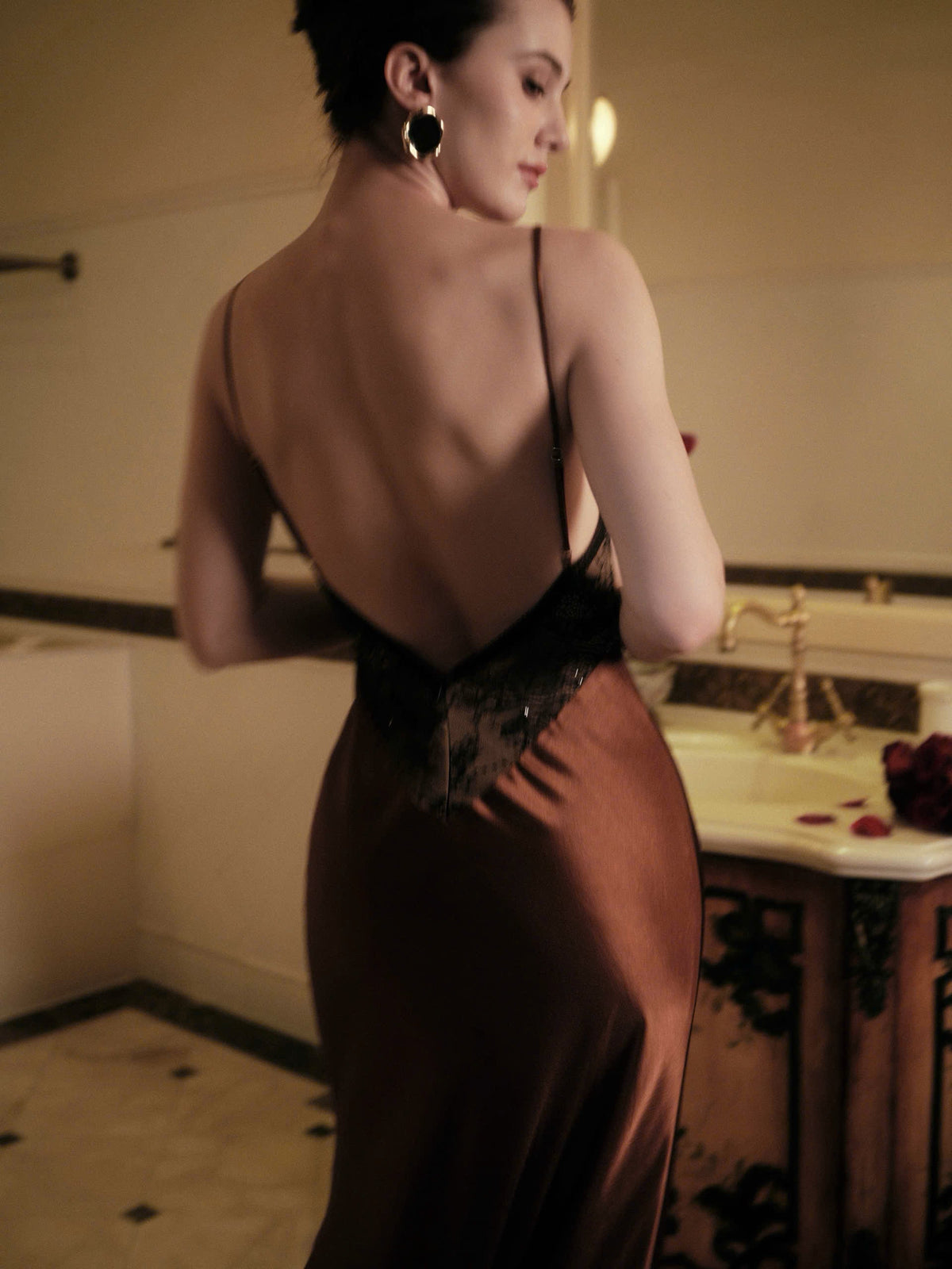 Kisserine Vespera Dress - Brown