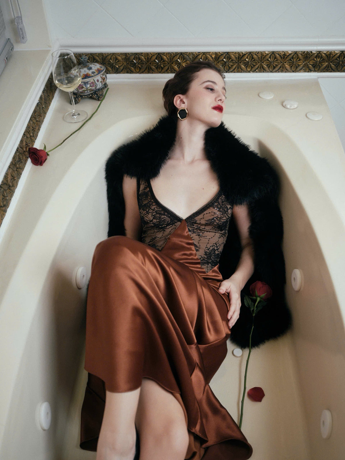Kisserine Vespera Dress - Brown