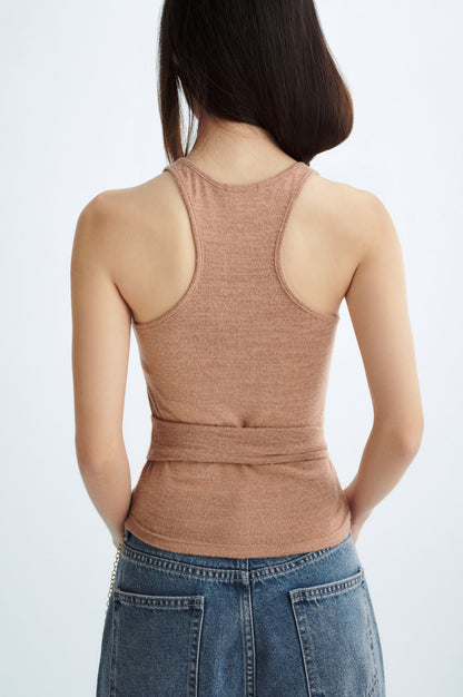 Libe Brown Tank Top (Pre-order)