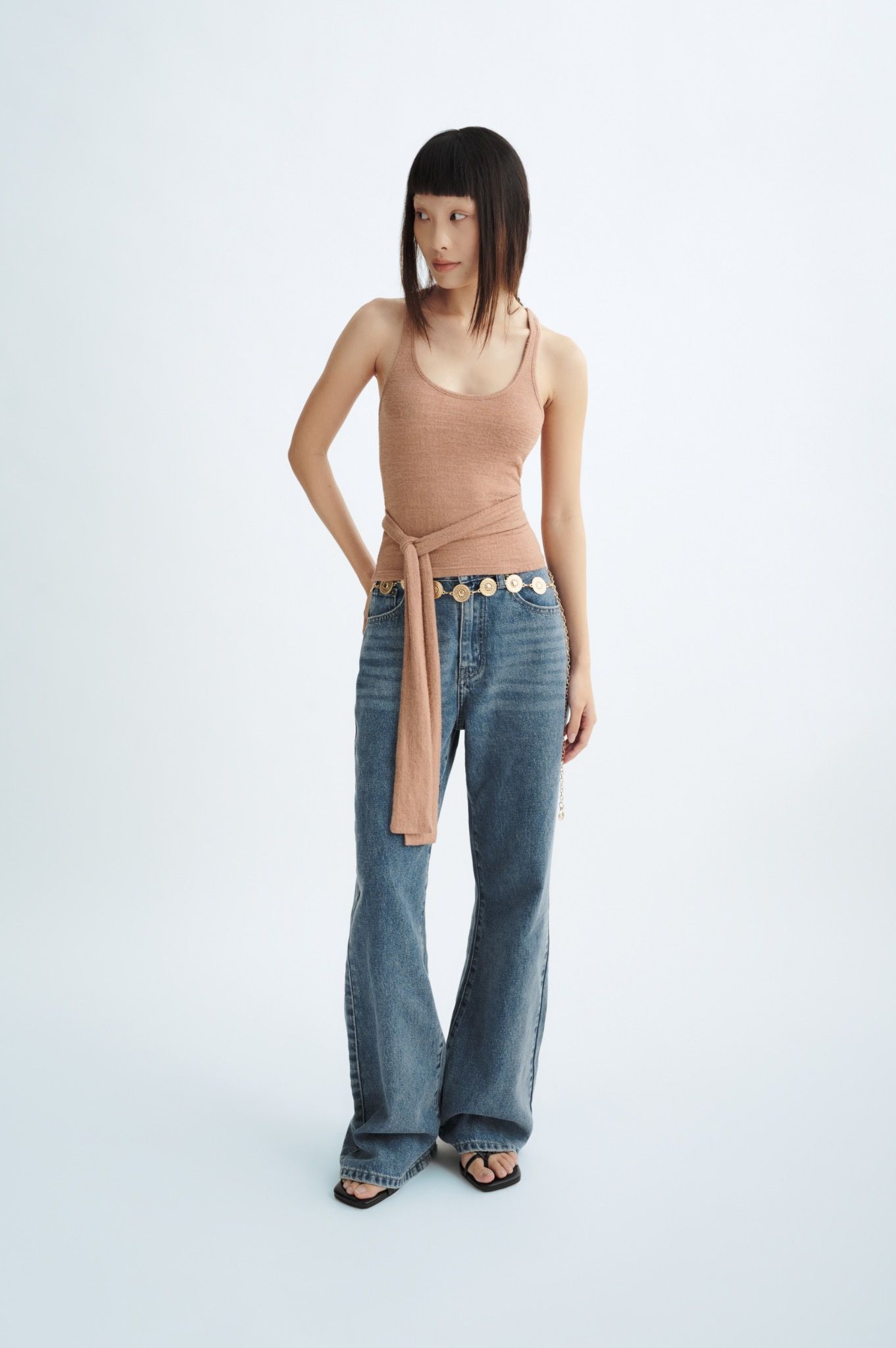 Libe Brown Tank Top (Pre-order)