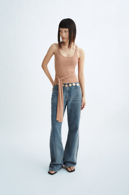 Libe Brown Tank Top (Pre-order)