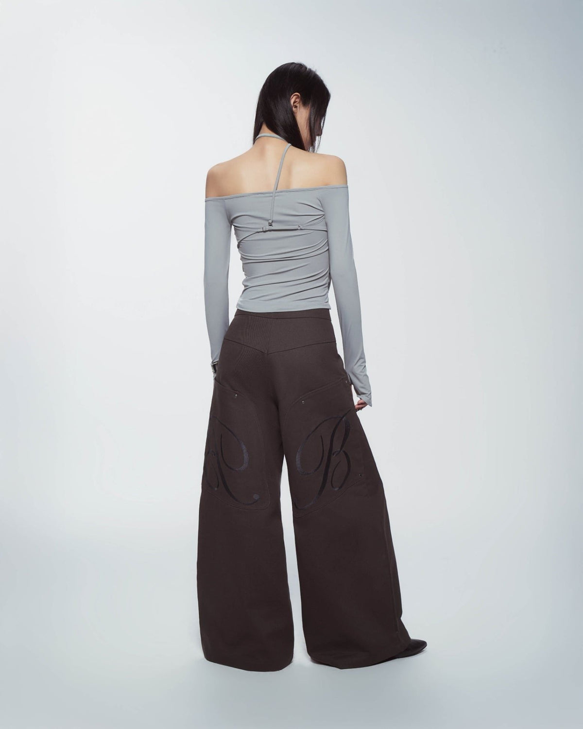 Bunny Hill Melvin Long Sleeve Top - Blue Grey - Delivery in 48h