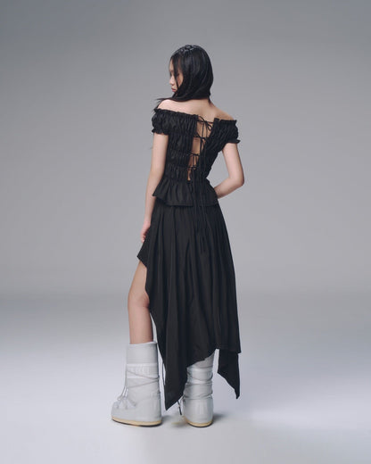 Bunny Hill Twyla Skirt (Black) - Delivery in 48h