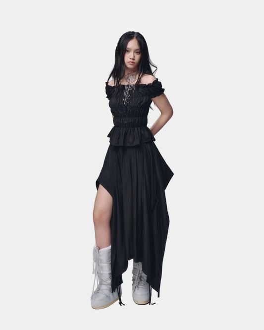 Bunny Hill Twyla Skirt (Black) - Delivery in 48h