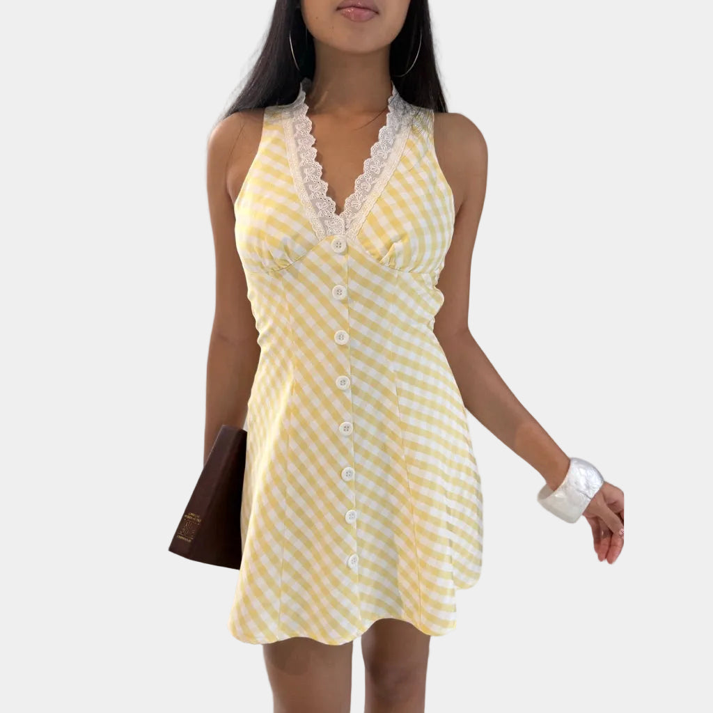 Trouvaile.co_ Butter Mini Dress