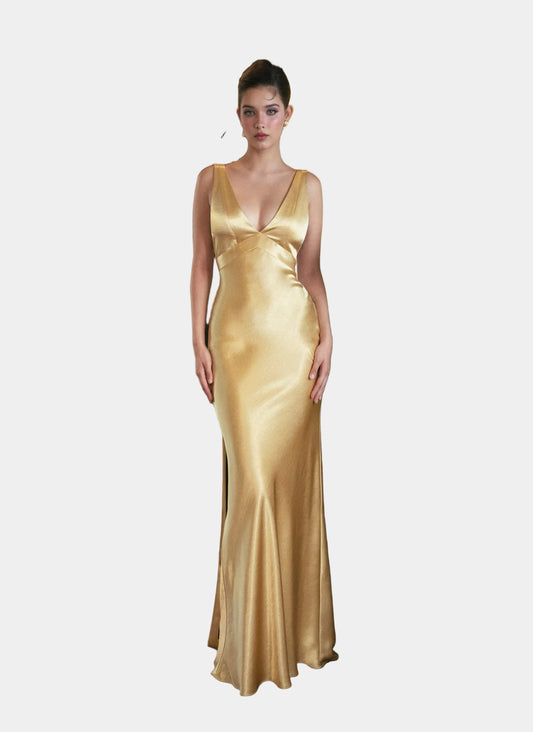 Kisserine Talivia Dress - Butter Yellow