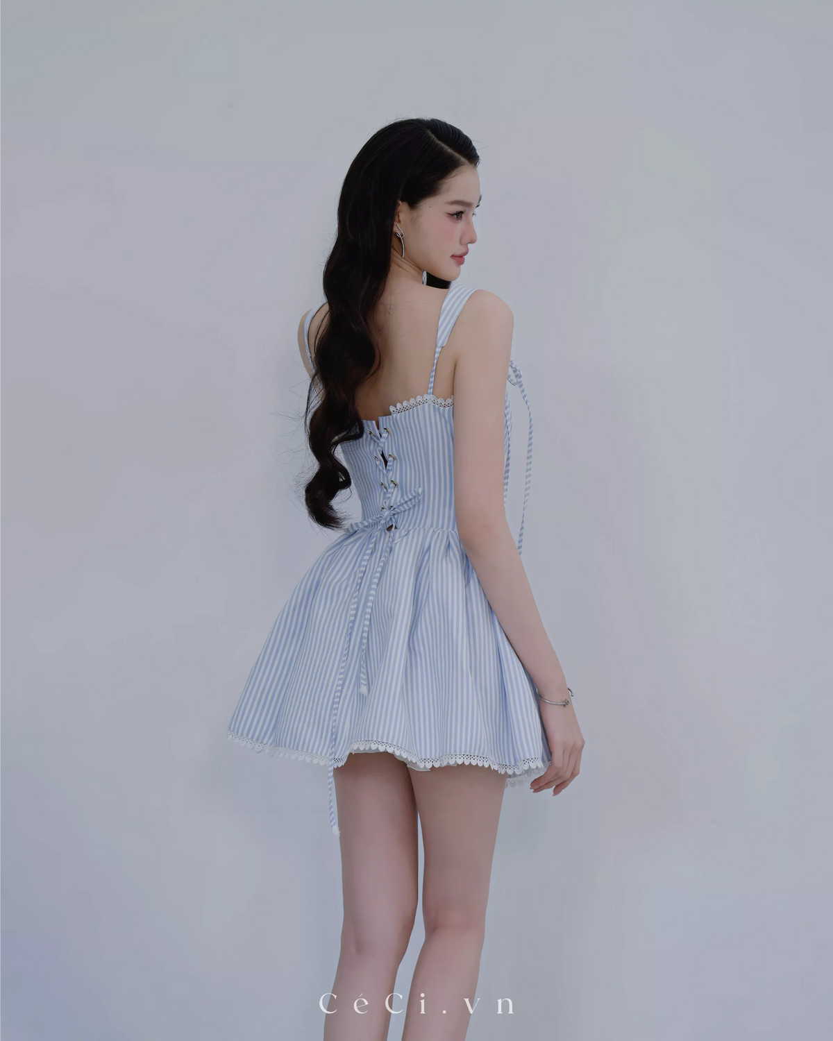 Ceci Calina Dress - Bluebell Sky