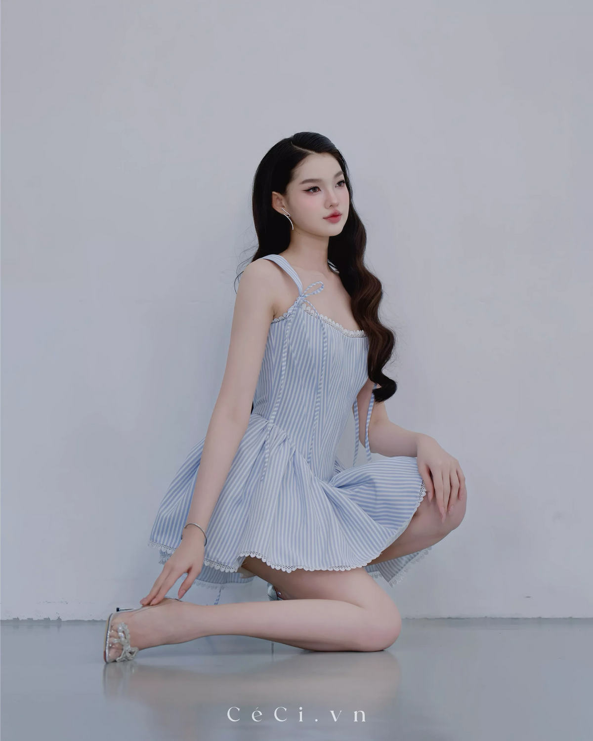 Ceci Calina Dress - Bluebell Sky