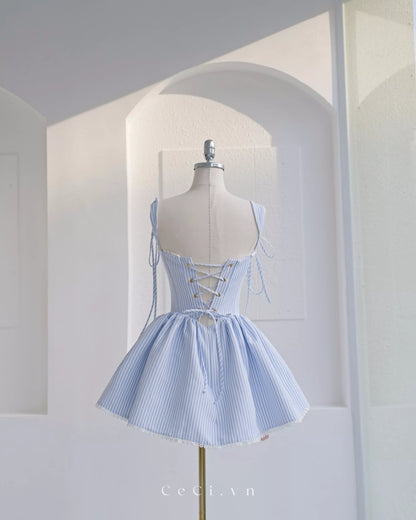 Ceci Calina Dress - Bluebell Sky