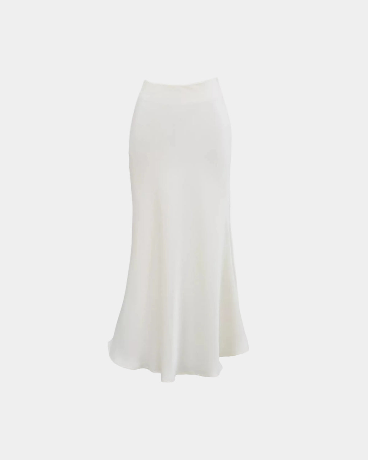 Ceci Silk Skirt - Pearl Veil