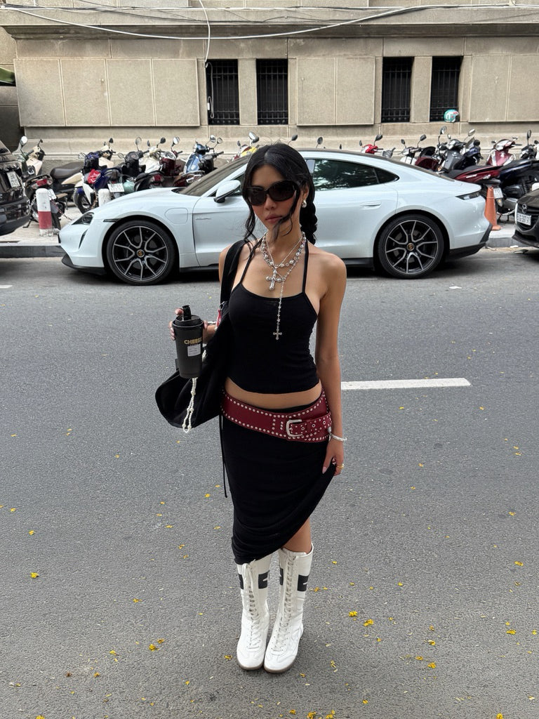 Odode Double-Layer Mesh Skirt