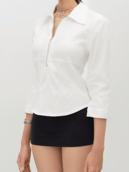 Odode Knit Skirt With Metal Clasp