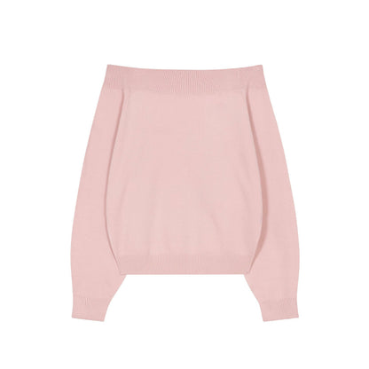 Calem Club Fallen Shoulder Knit Top